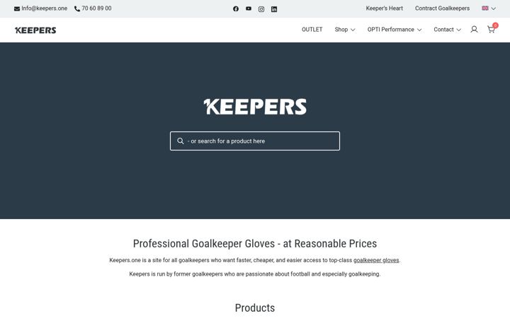 Screenshot of keepersone.com