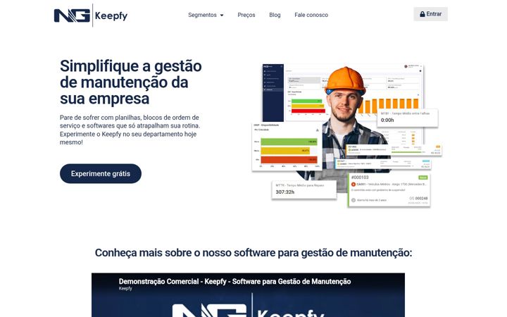 Screenshot ta' keepfy.com