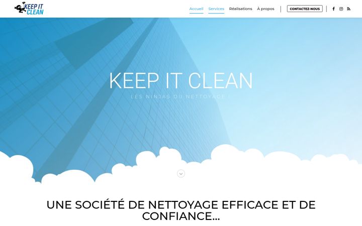 Screenshot of keepitclean.be