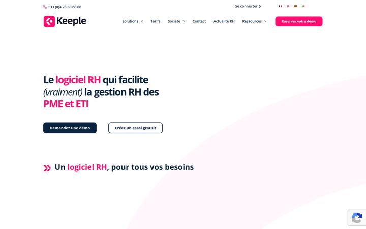 Screenshot of keeple.com
