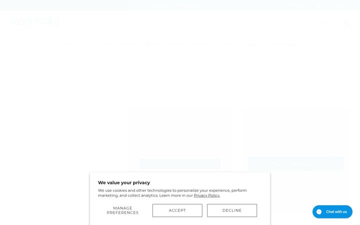 Screenshot of keepsakequilting.com