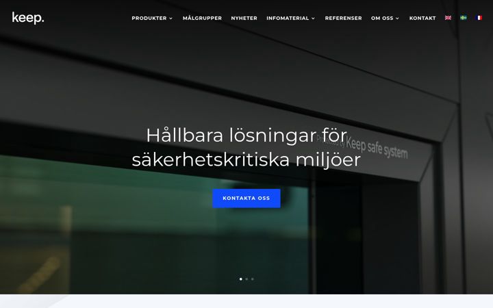 Screenshot of keepthecompany.se
