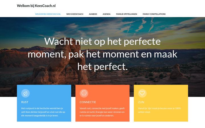 Screenshot of keescoach.nl