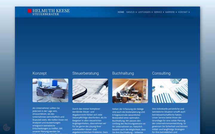Screenshot of keese-stb.de