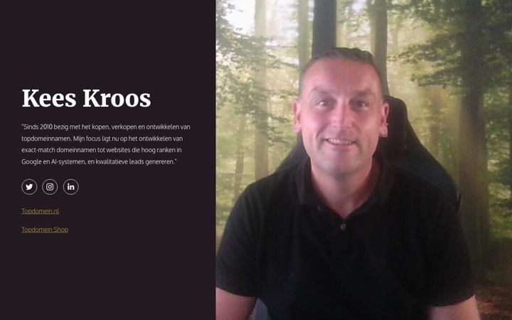 Screenshot of keeskroos.nl