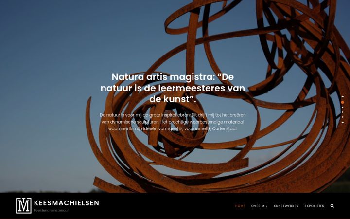 Screenshot of keesmachielsen.nl