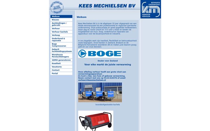 Screenshot of keesmechielsen.nl
