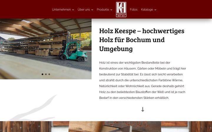 Screenshot of keespe.de