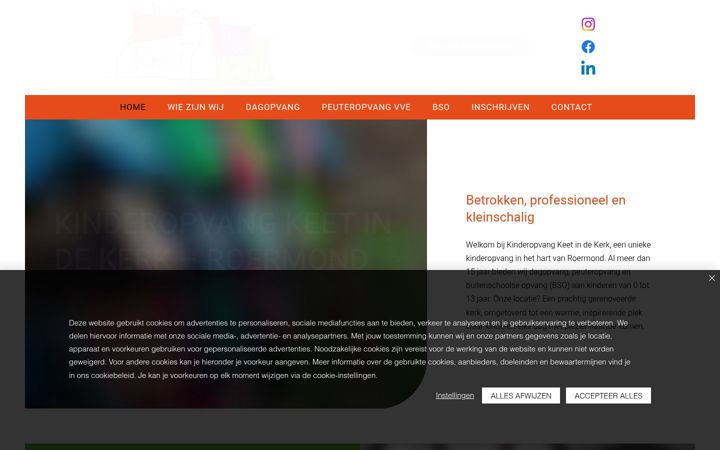 Screenshot of keetindekerk.com