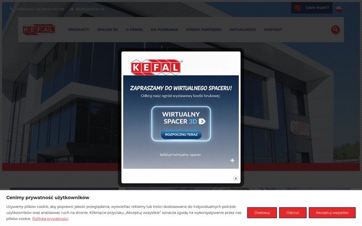 Screenshot of kefal.pl
