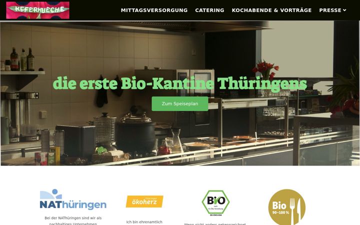 Screenshot of keferkueche.de