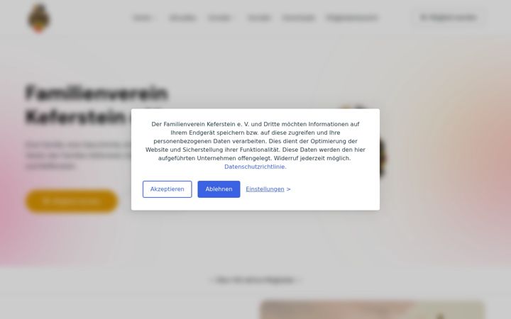 Screenshot of keferstein-ev.de
