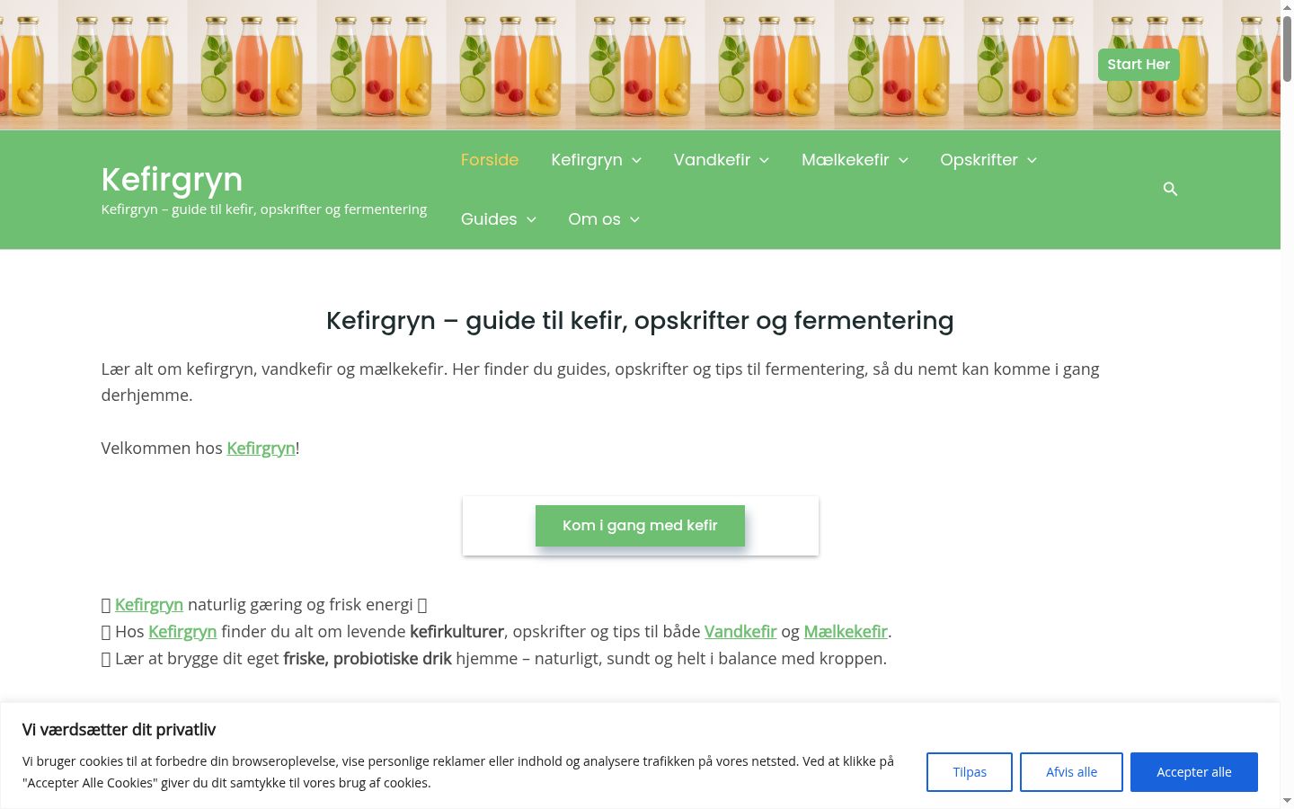 Kuvakaappaus suostumusbannerista, joka näytettiin ennen mitään vuorovaikutusta