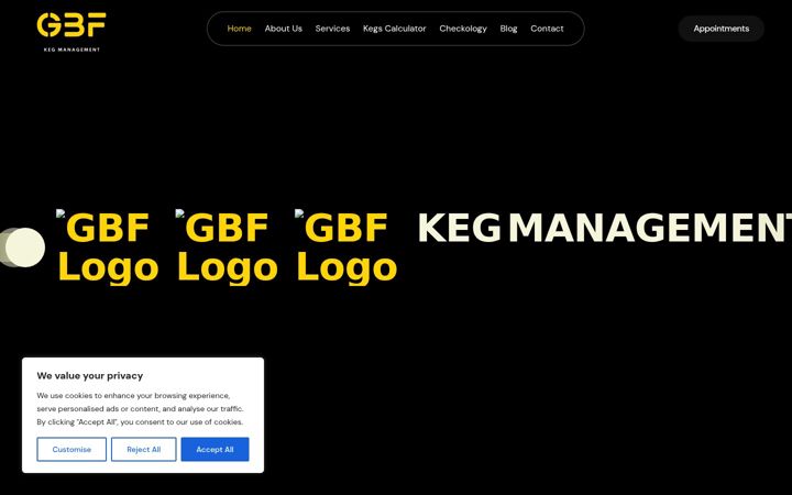 Screenshot of keg-management.eu