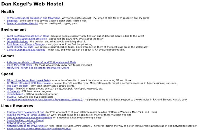 Screenshot of kegel.com