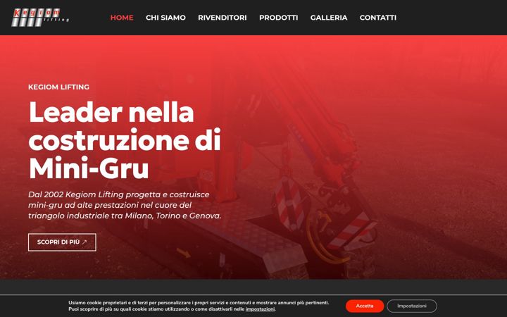 Screenshot of kegiom.com