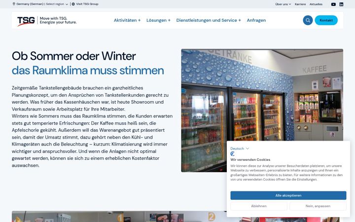 Screenshot of kegler-kaelte.de