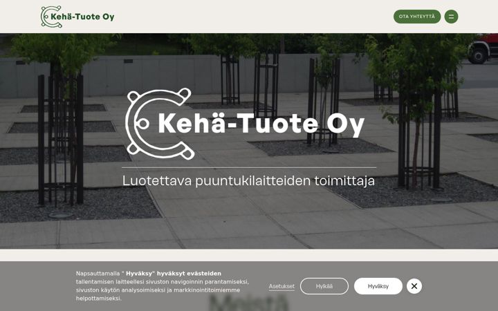 Posnetek zaslona kehatuote.fi