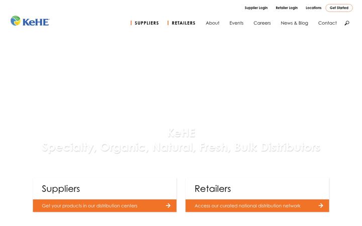 Screenshot of kehe.com
