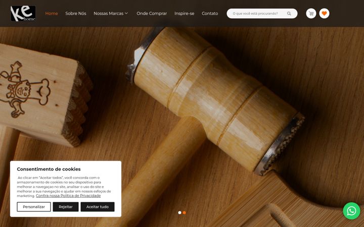 Screenshot of kehome.com.br