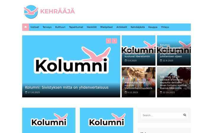 Screenshot of kehraaja.com