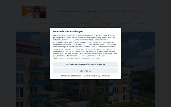 Screenshot of keifl-gruppe.de
