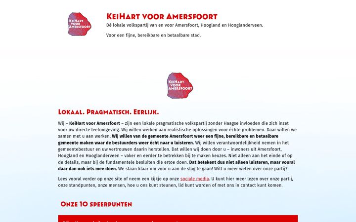Screenshot of keihartvooramersfoort.nl