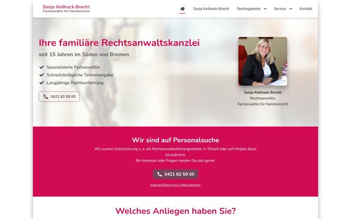 Screenshot of keilhack-brecht.de