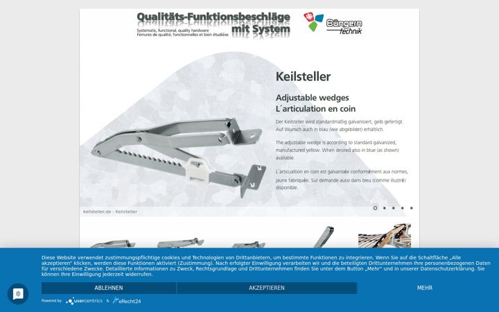 Screenshot of keilsteller.com