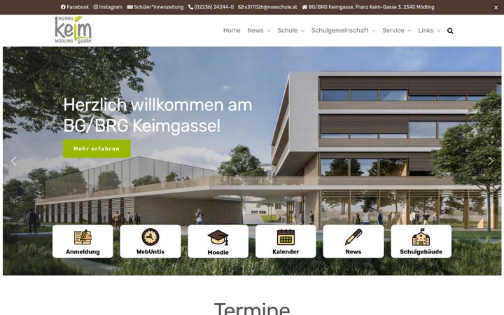Screenshot of keimgasse.at