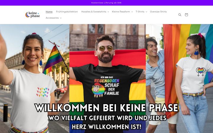 Ekraanipilt saidist keinephase.de