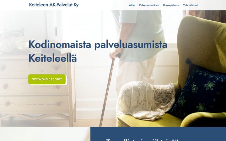 Screenshot of keiteleakpalvelut.fi