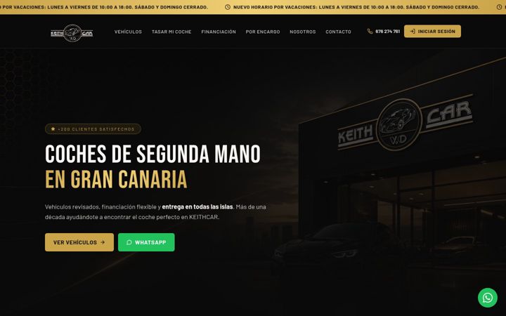 Screenshot of keithcar.es