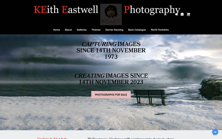 Screenshot of keitheastwell.com