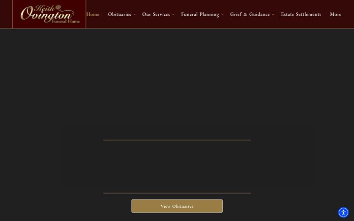 Screenshot of keithovington.ca