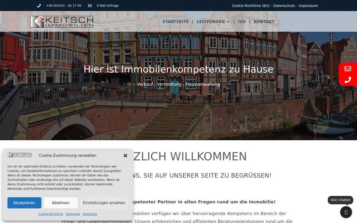 Screenshot of keitsch-immobilien.de
