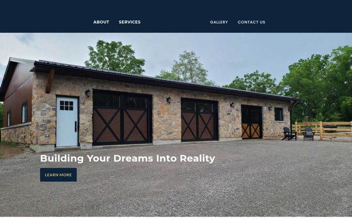 Screenshot of keizercontracting.ca