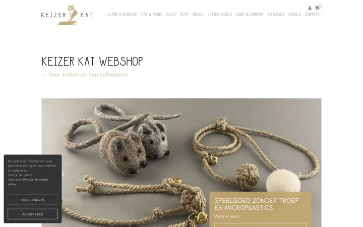 Screenshot of keizerkat.be