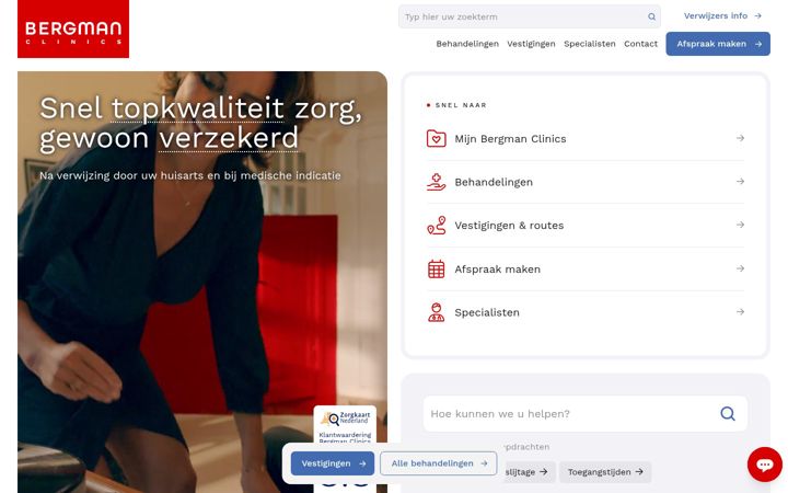 Screenshot of keizerkliniek.nl