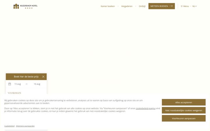 Screenshot of keizershof-hotel.com