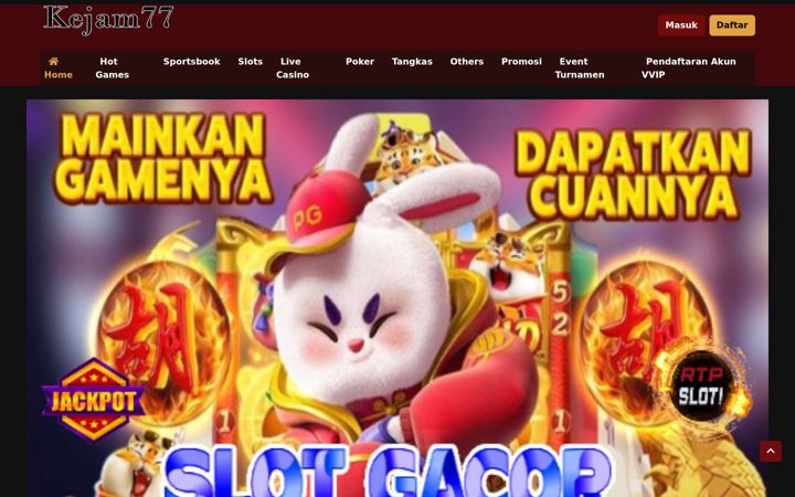 Screenshot of kejam77.com