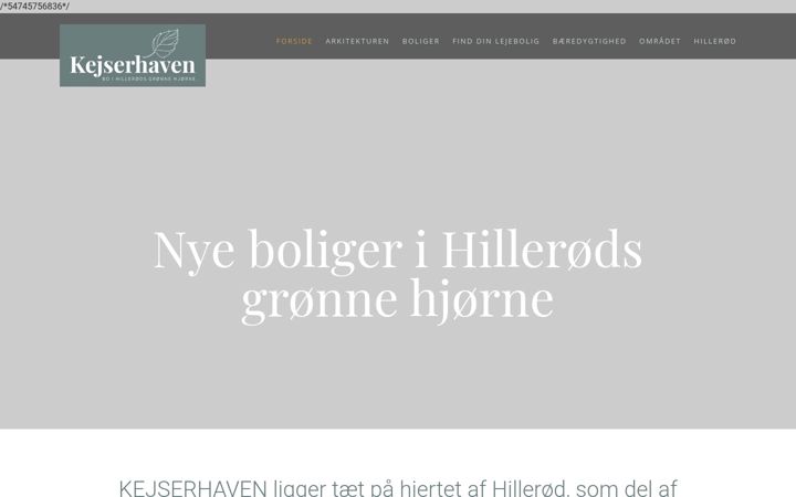 Screenshot di kejserhaven.dk