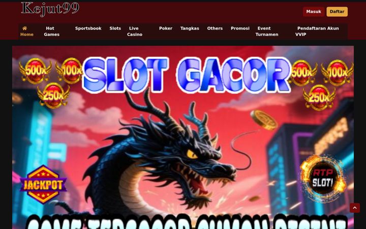 Screenshot of kejut99.com
