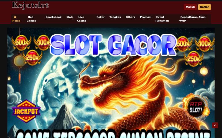 Screenshot of kejutslot.net