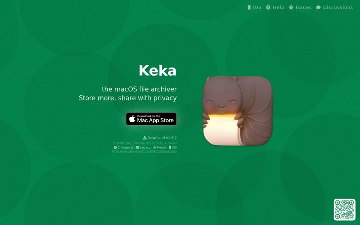 Screenshot of keka.io
