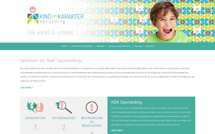 Screenshot of kekopvoeding.nl