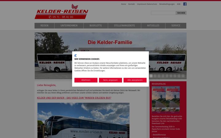 Screenshot of kelder.de