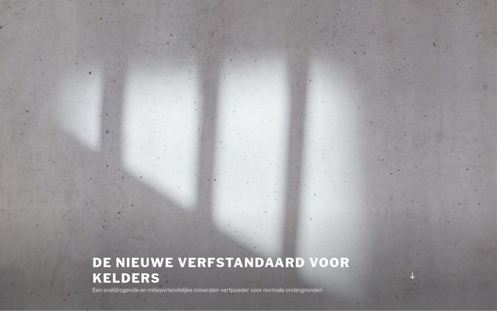 Screenshot of kelderverf.nl
