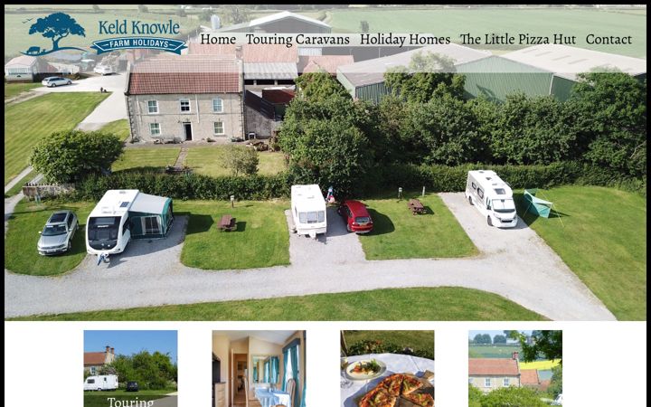 Screenshot of keldknowlefarmholidays.co.uk