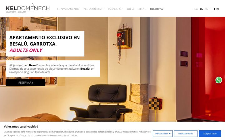 Screenshot of keldomenech.com